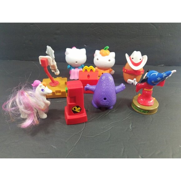 2019 McDonald’s Happy Meal 9 Toy Lot Mickey Grimace Bugs Hello Kitty Little Pony - Picture 6 of 8